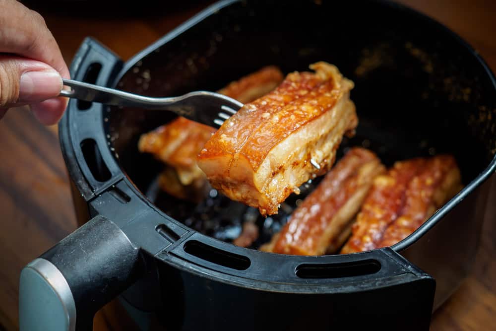 Crispy pork in oven air fryer