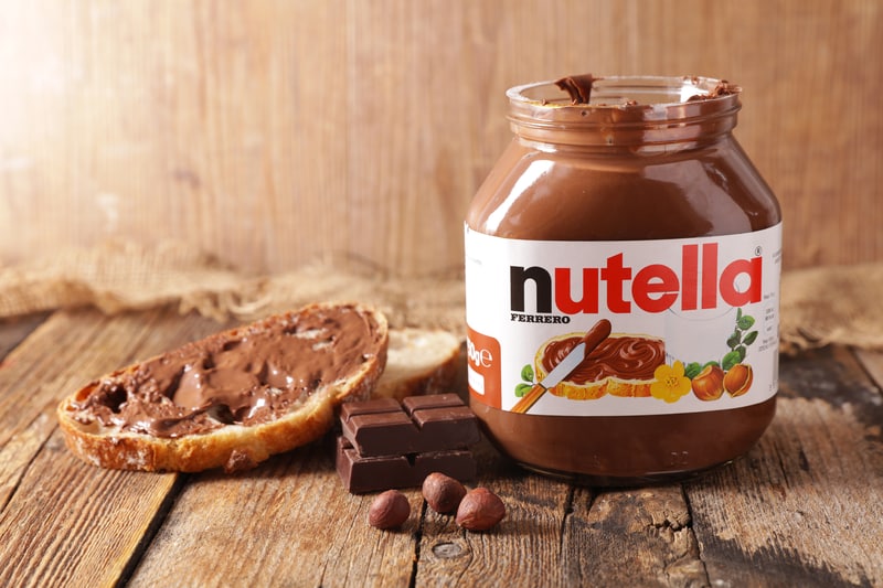 does nutella have caffeine