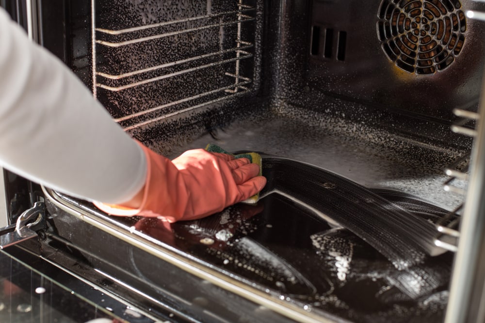 oven cleaner acid or base