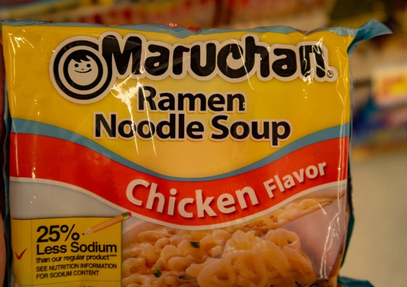 packages maruchan ramen noodle soup