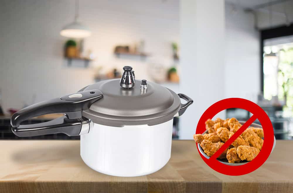 Pressure Frying Using A Pressure Cooker? (Be Cautious) - Miss Vickie