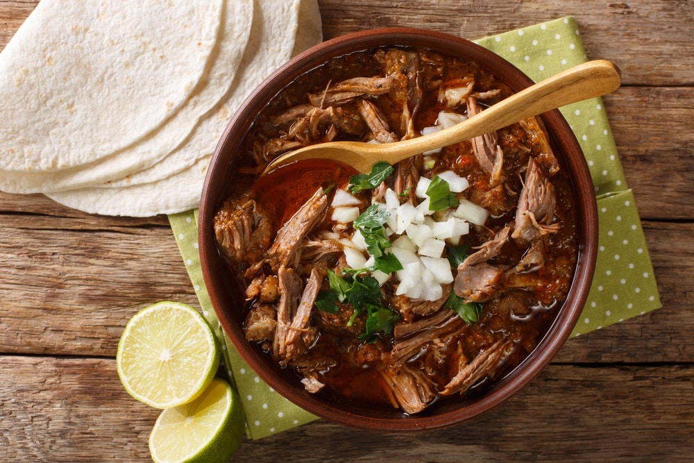 Birria is a Mexican dish is a spicy stew