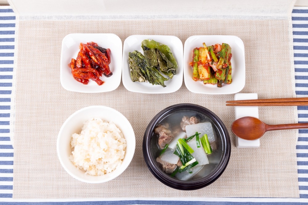 Korean Set Table