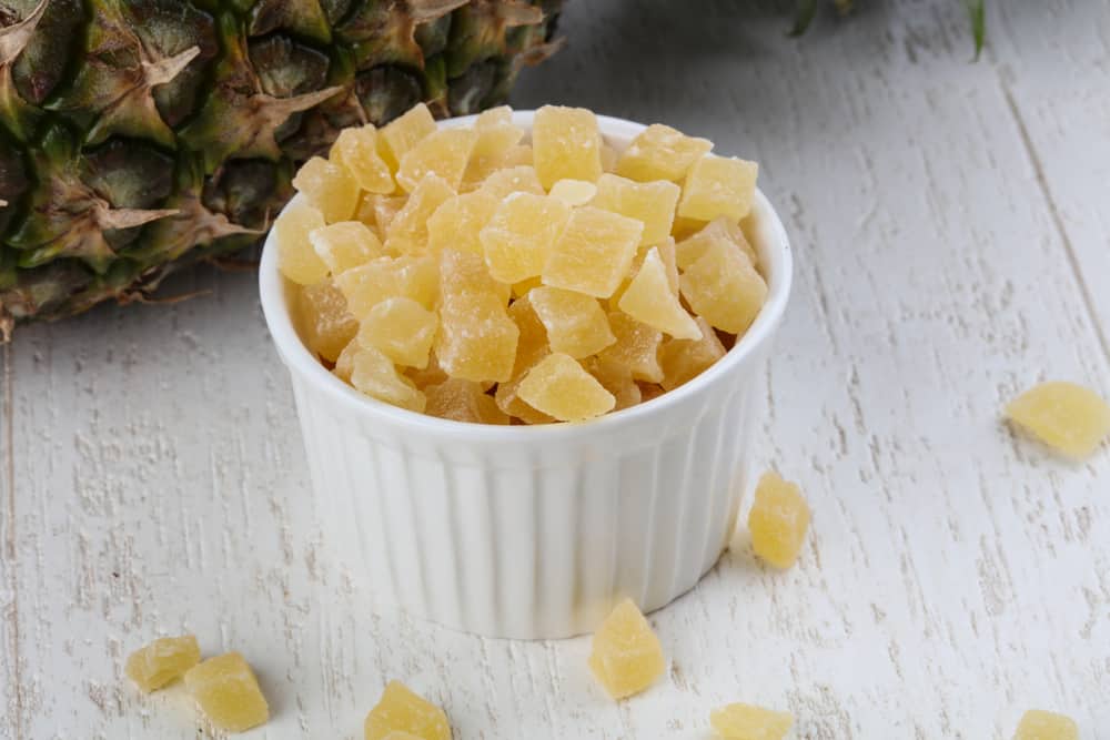 candied pineapple vs dried pineapple