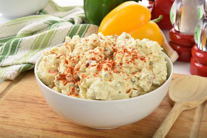 what can i do with undercooked potato salad?