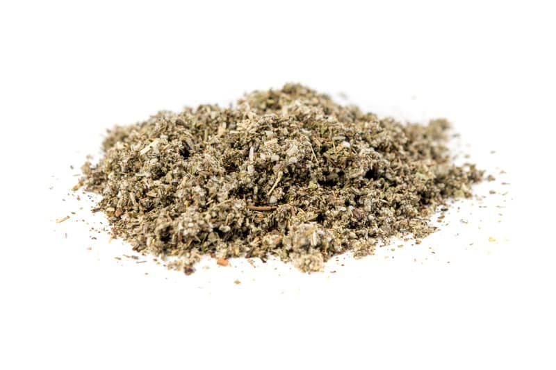 Pile of rubbed sage