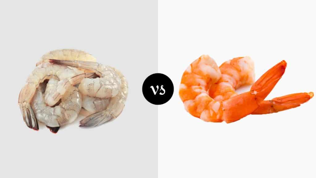 Raw vs Cooked Shrimp