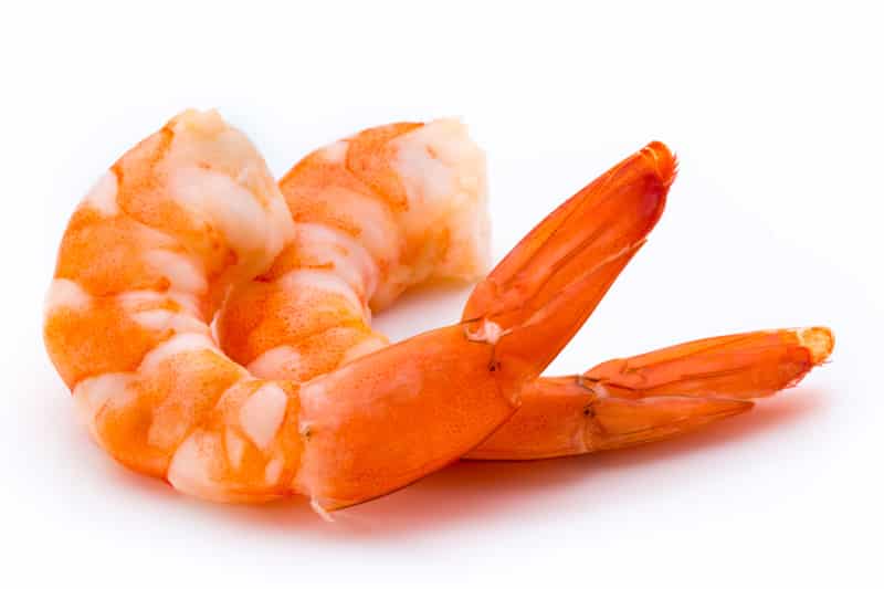 steamed tiger shrimp