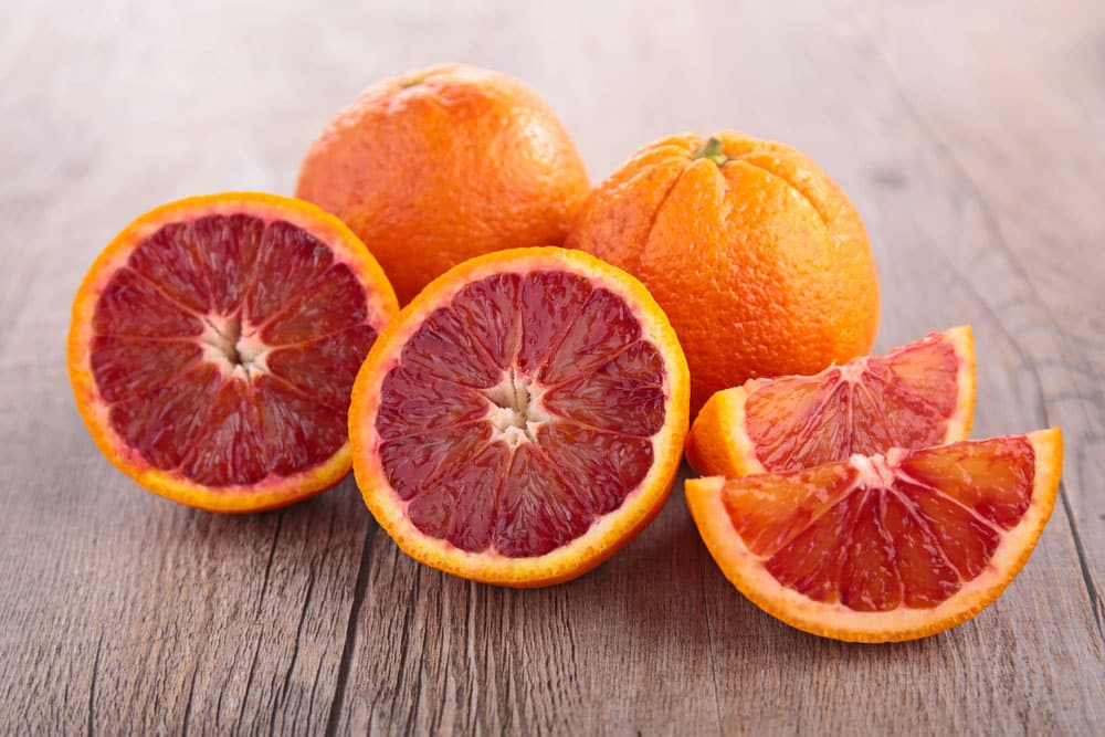 fresh blood orange