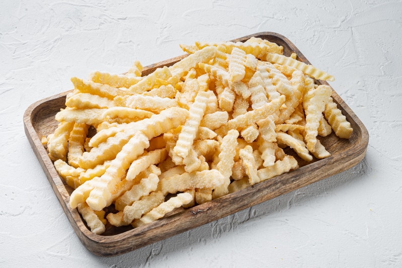frozen fries on blackstone