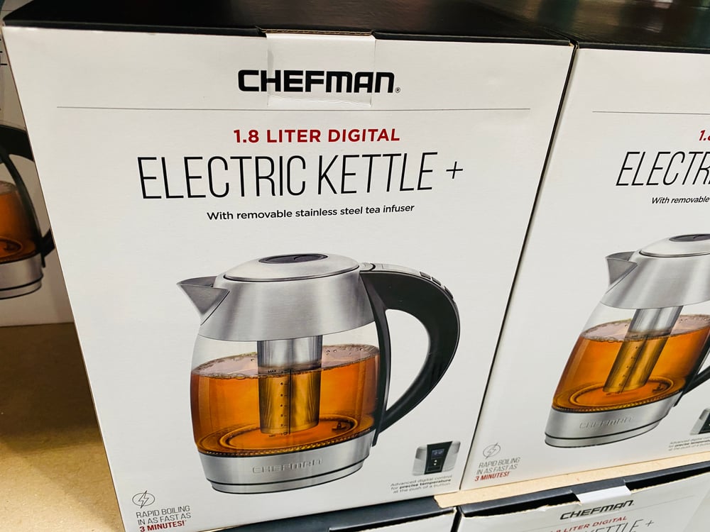 how to clean chefman electric kettle