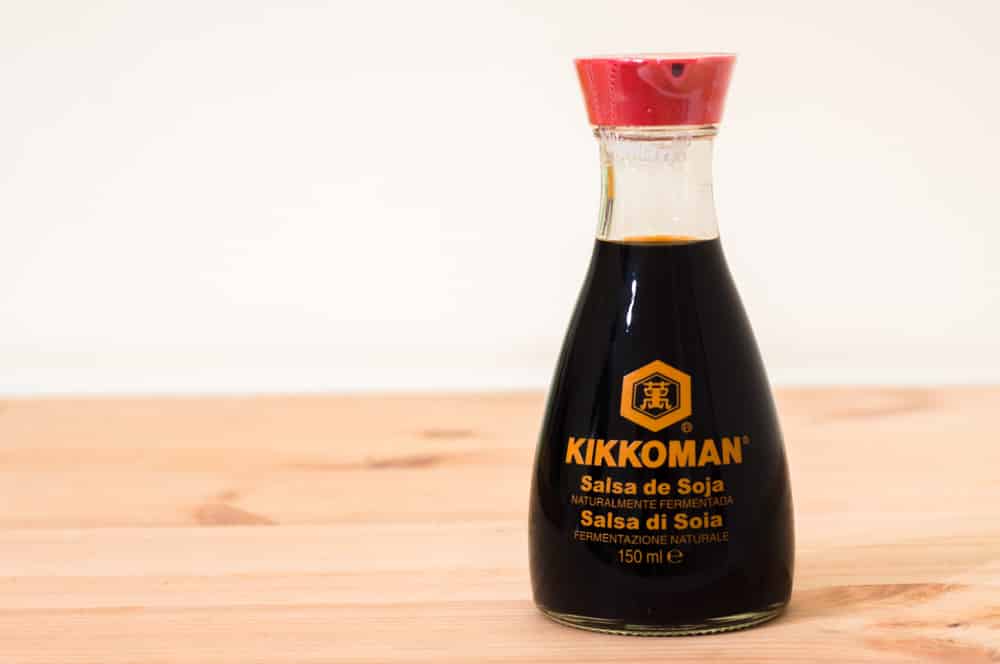 Kikkoman soy sauce bottle