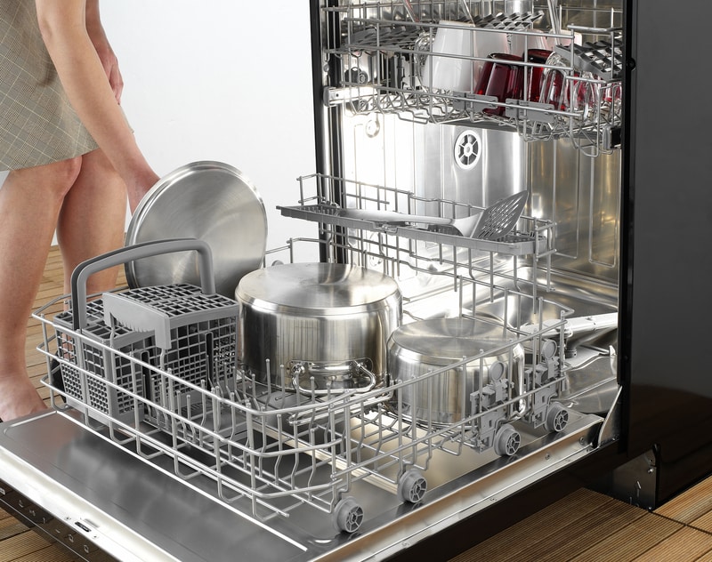 Washing cookware using dishwasher