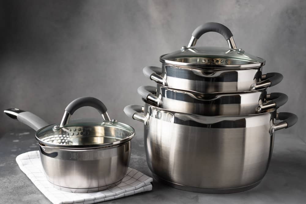 stainless steel kitchenware