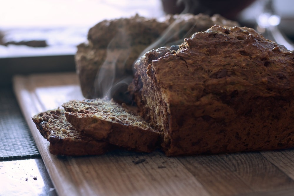 Home made zucchini bread