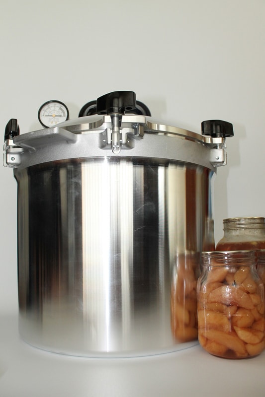 Home canning with a pressure canner