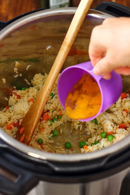 Homemade Fried Rice made in Instant Pot