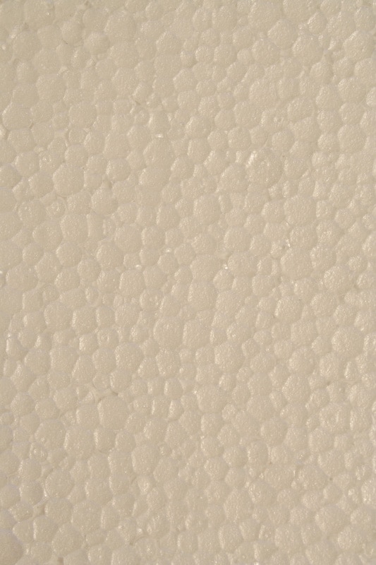 Styrofoam macro background