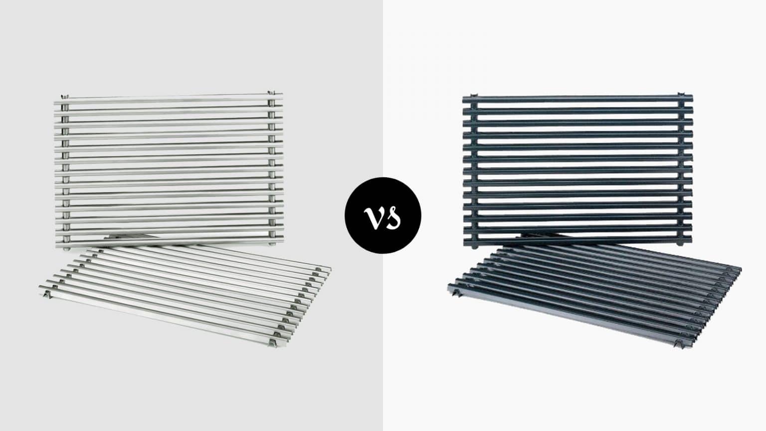 er Stainless Steel Grates vs Porcelain Grates Which One? Miss Vickie