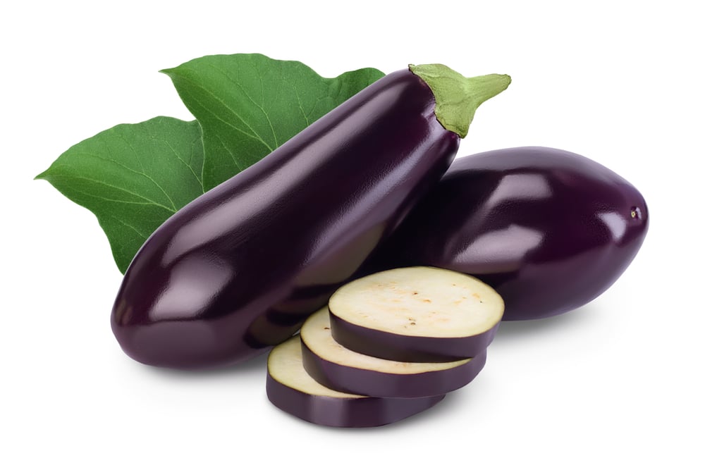 cut eggplant