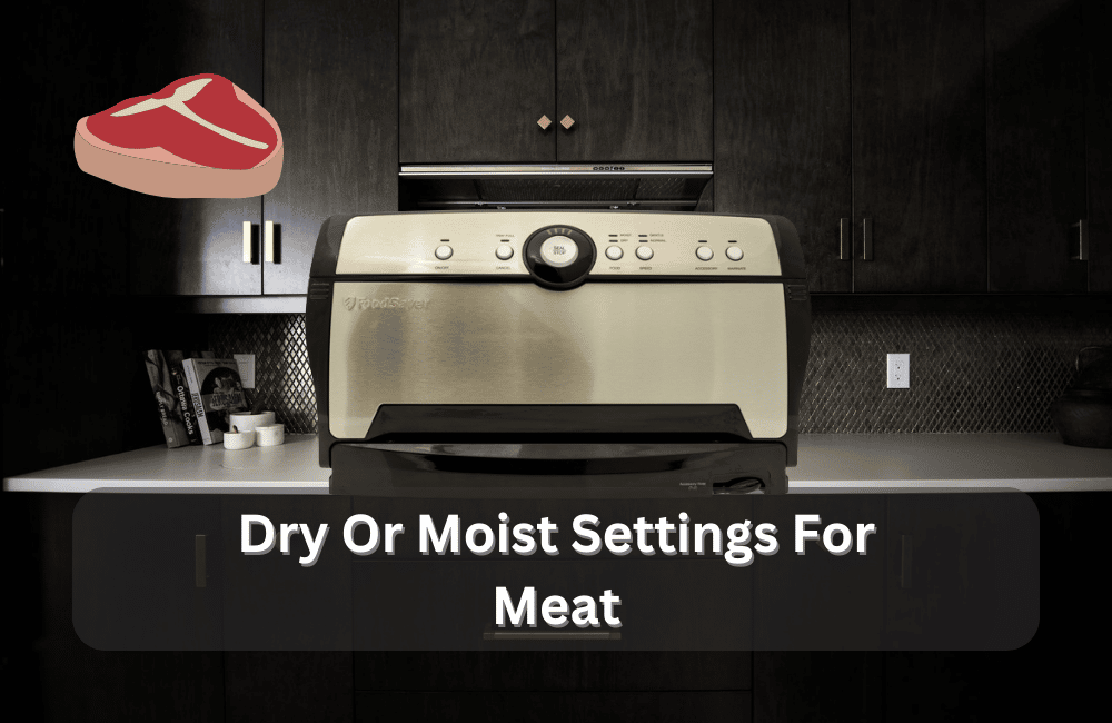 foodsaver dry or moist setting for meat