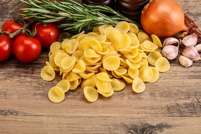 Orecchiette for cooking