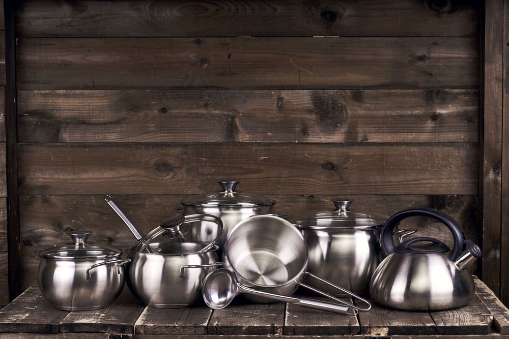 Stainless steel pots