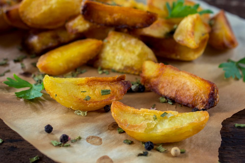 Baked potatoes and chive