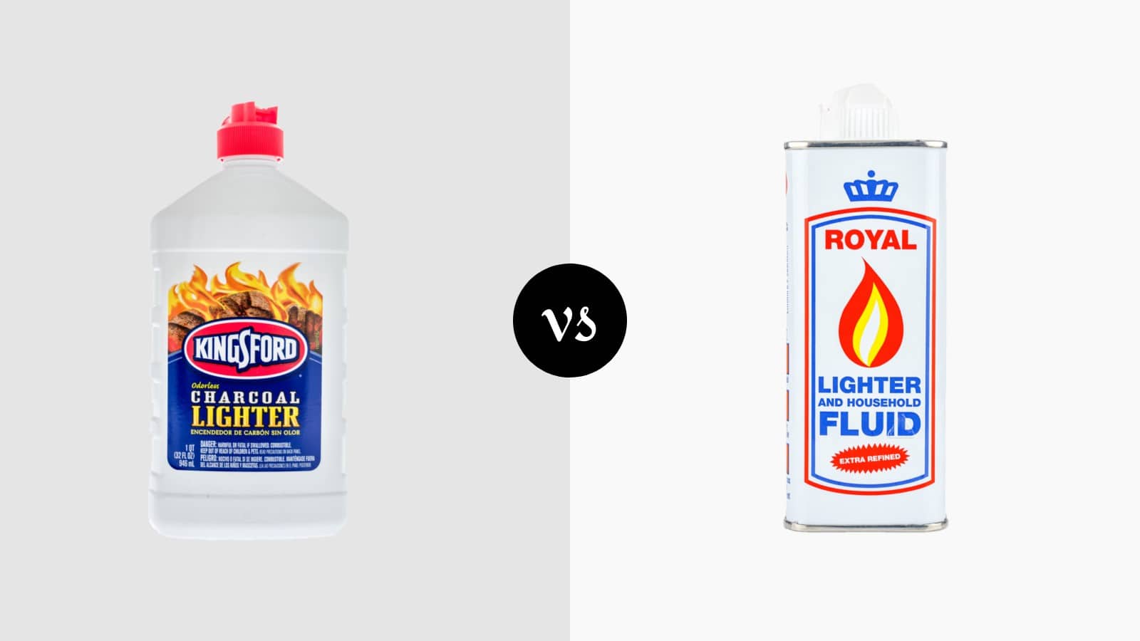 Charcoal Lighter Fluid vs Lighter Fluid