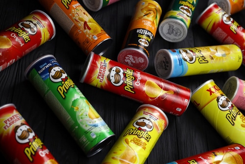 Pringles variety of flavors