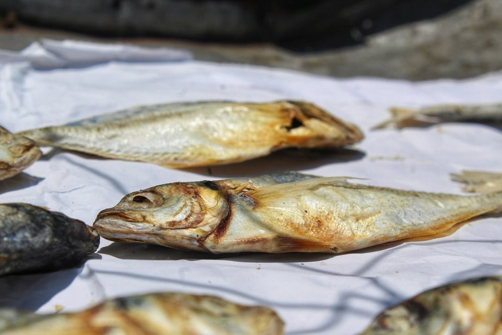Salted fish is a food ingredient made from fish meat