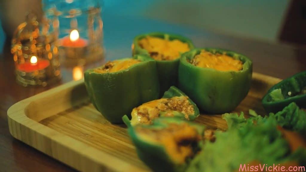 Easy Chicken Stuffed Green Peppers Recipe Miss Vickie