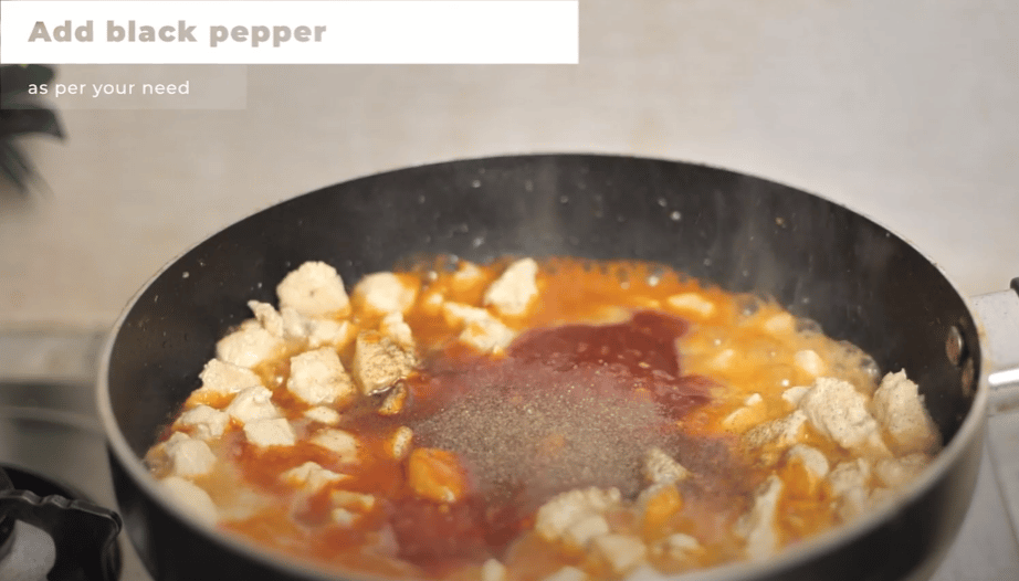 add pepper for singaporean rice