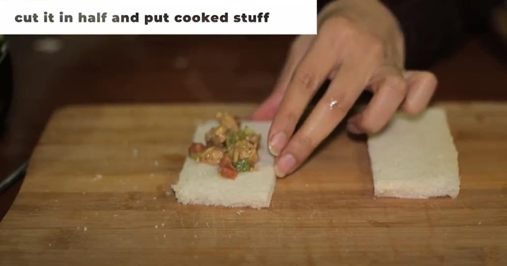 prepare bread for rissoles