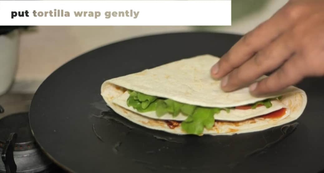 put wraps gently