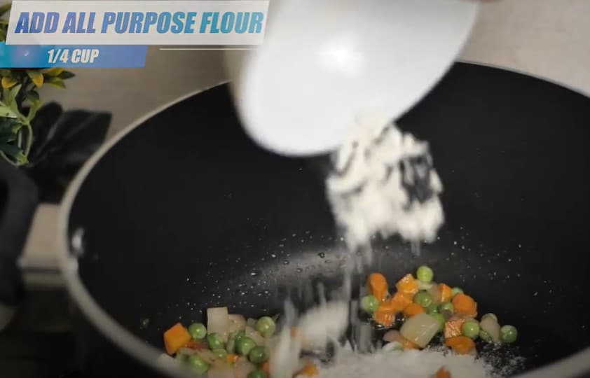add all purpose flour