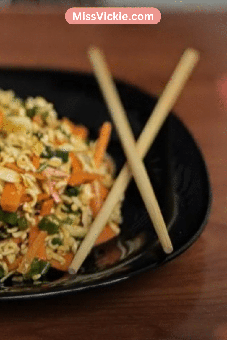 Simple And Tasty Ramen Coleslaw Recipe Miss Vickie