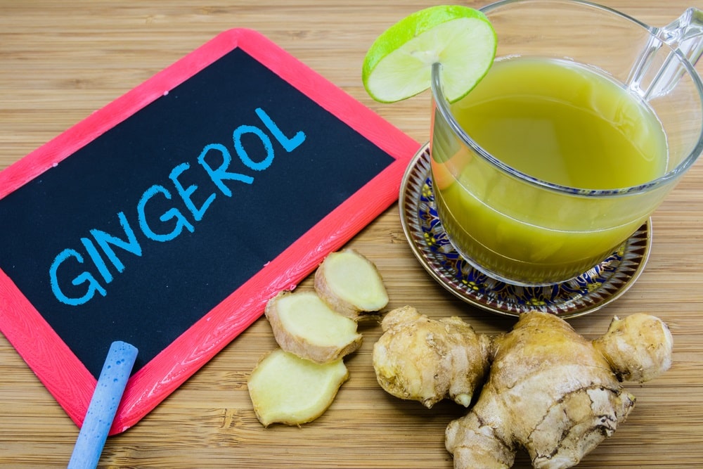 Gingerol, an active constituent of fresh ginger