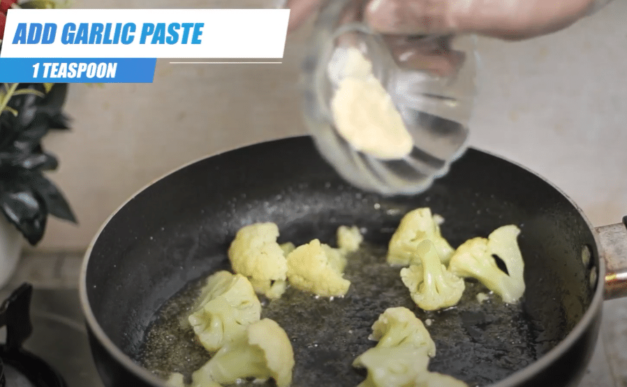 add garlic paste