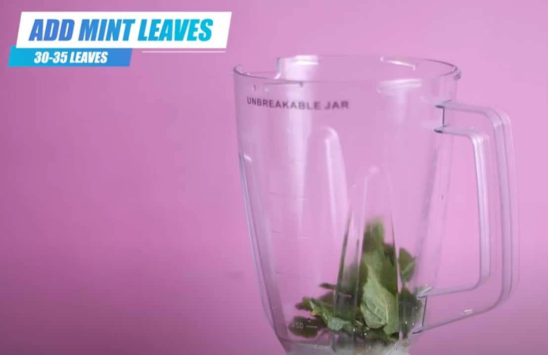 add mint leaves