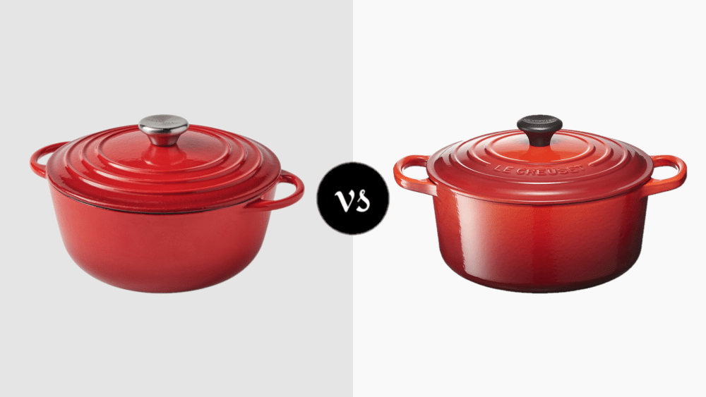 Brandani Cast Iron Dutch Oven vs. Le Creuset