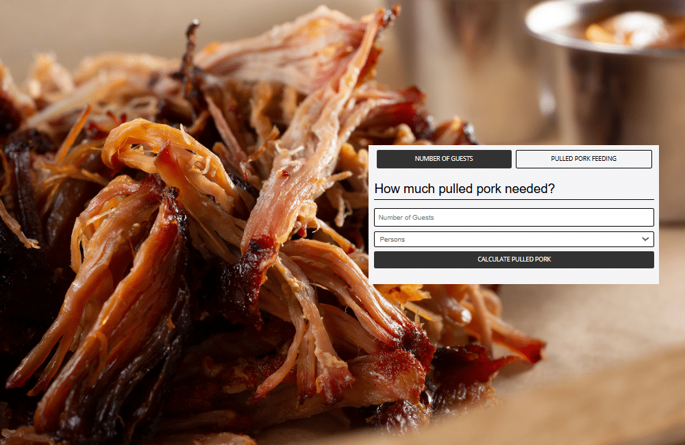 Pulled Pork Per Person and Portion Calculator