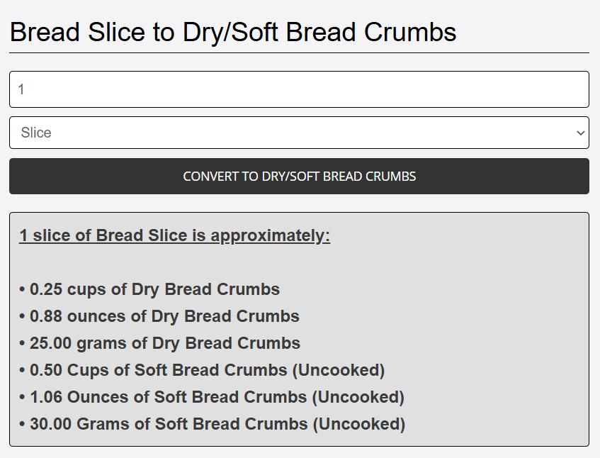 converted bread slice