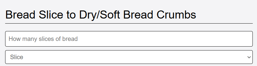 input bread