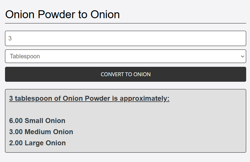 onion converted