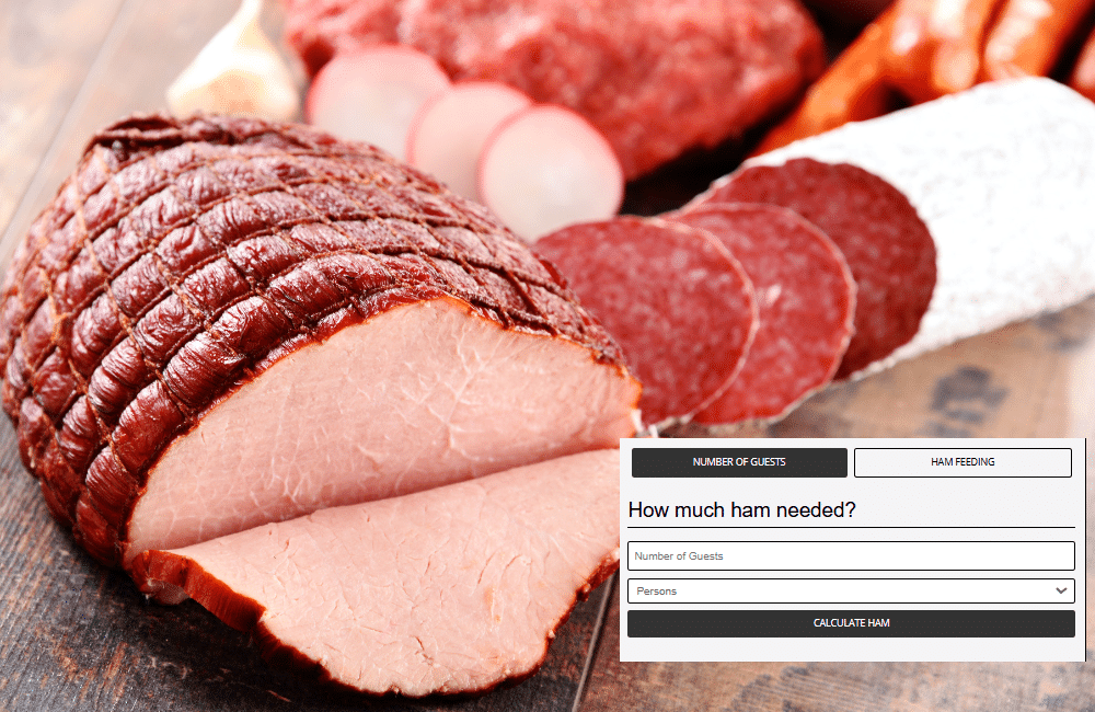 Ham Per Person and Portion Calculator