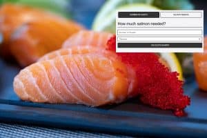 Salmon Per Person and Portion Calculator - Miss Vickie