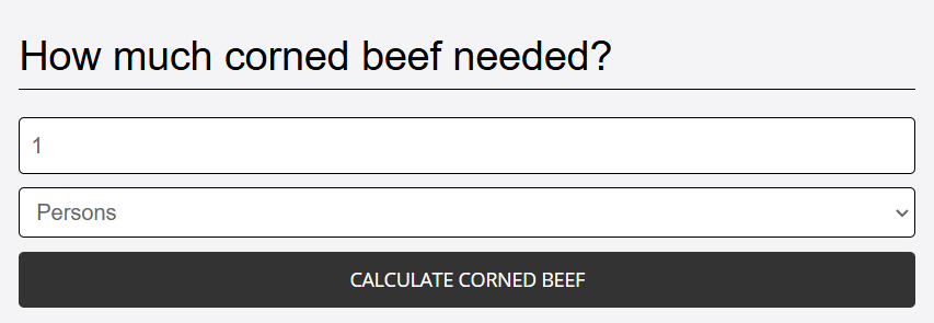 add amount of people eating corned beef