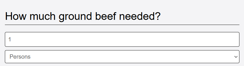 add amount of people eating ground beef