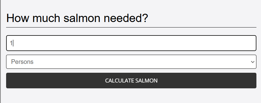 add number of people eating salmon